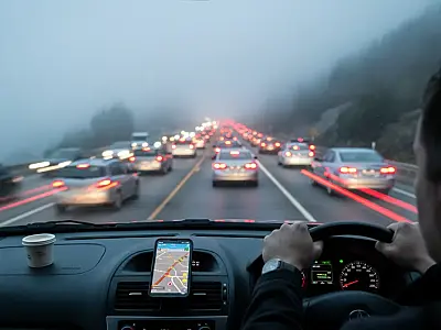 Movimentação intensa e neblina nas rodovias do Sistema Anchieta-Imigrantes exigem atenção dos motoristas.