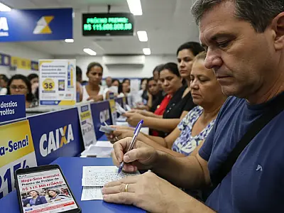 Prêmio acumulado da Mega-Sena atrai milhões de apostadores em todo o país.