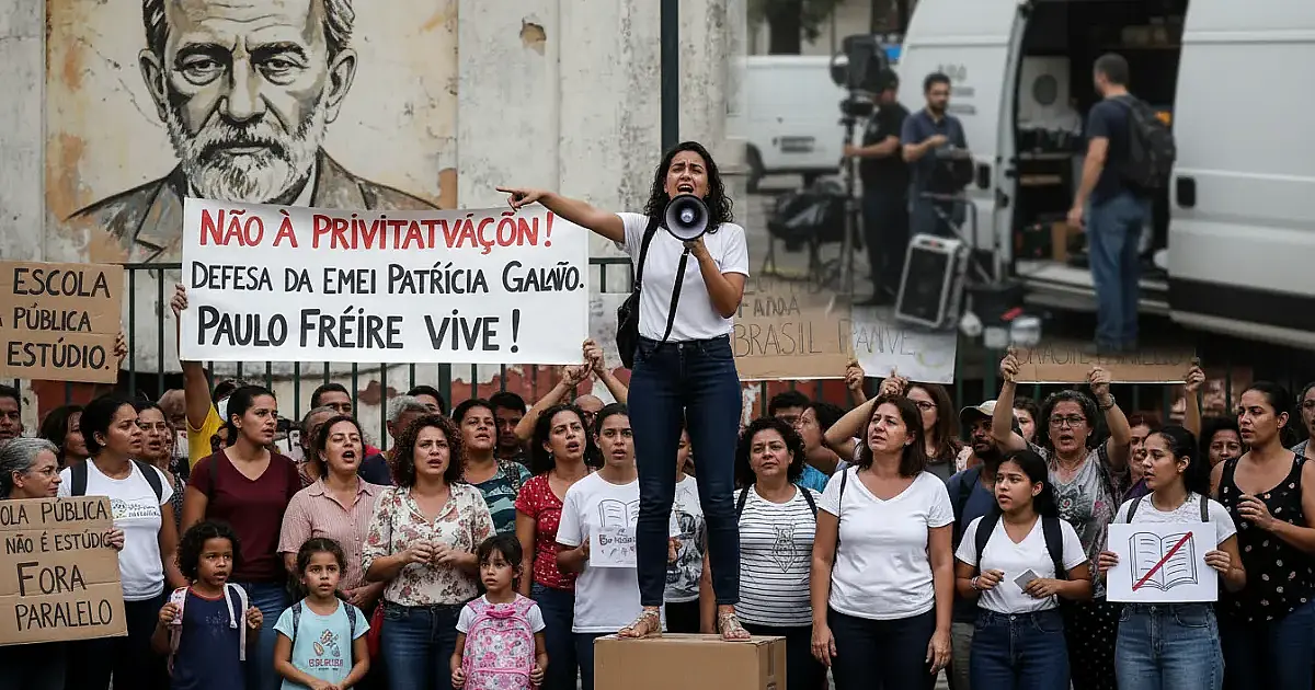 Uso de escola pública por produtora para criticar Paulo Freire gera revolta em SP