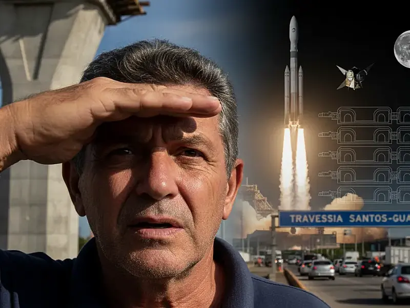 Custo de missão da NASA pagaria 73 túneis entre Santos e Guarujá