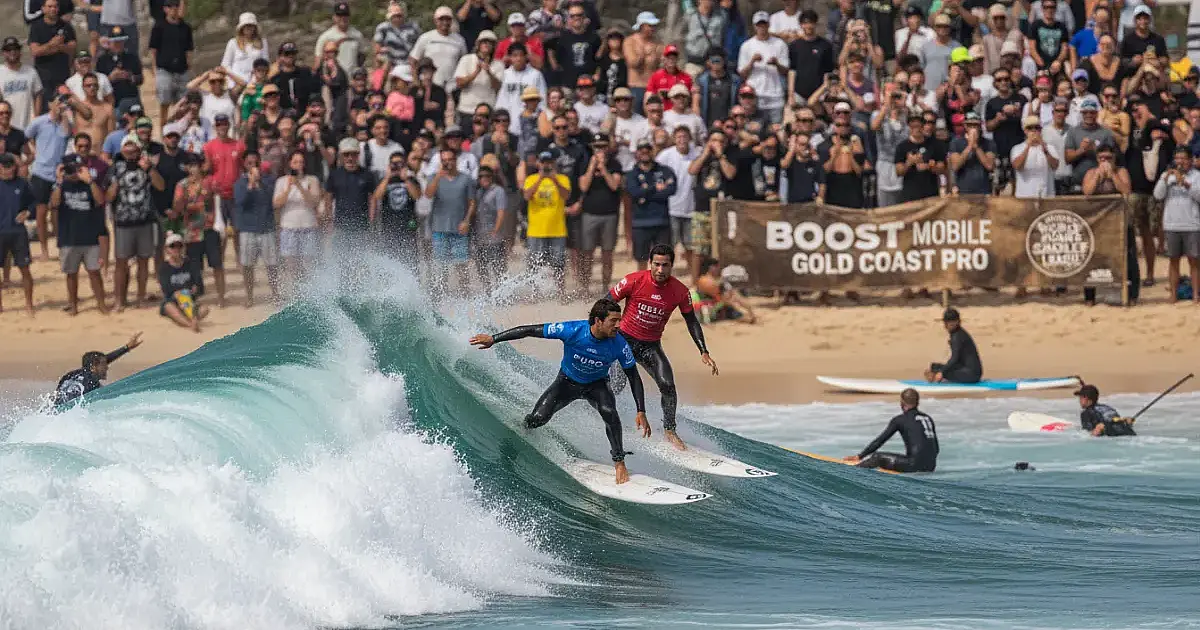 WSL na Gold Coast: Baterias definidas trazem duelo brasileiro decisivo na abertura