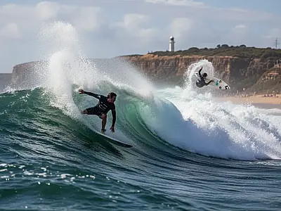 Gabriel Medina dominou as séries em Bells Beach e avançou para as quartas de final após vencer Italo Ferreira.