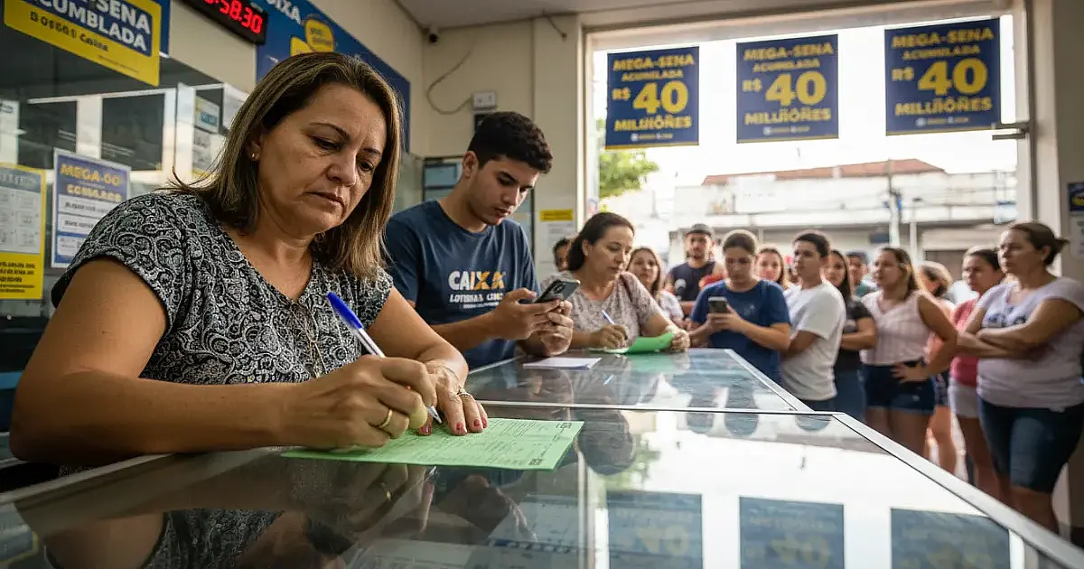 Mega-Sena sorteia R$ 40 milhões hoje: saiba como apostar