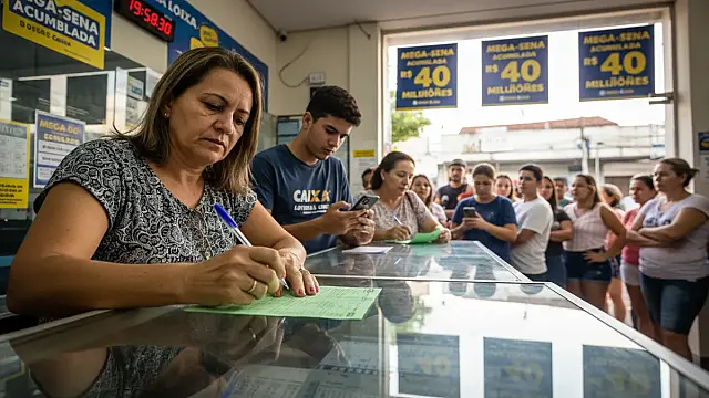 Apostas para o prêmio de R$ 40 milhões da Mega-Sena podem ser feitas até as 20h deste sábado.