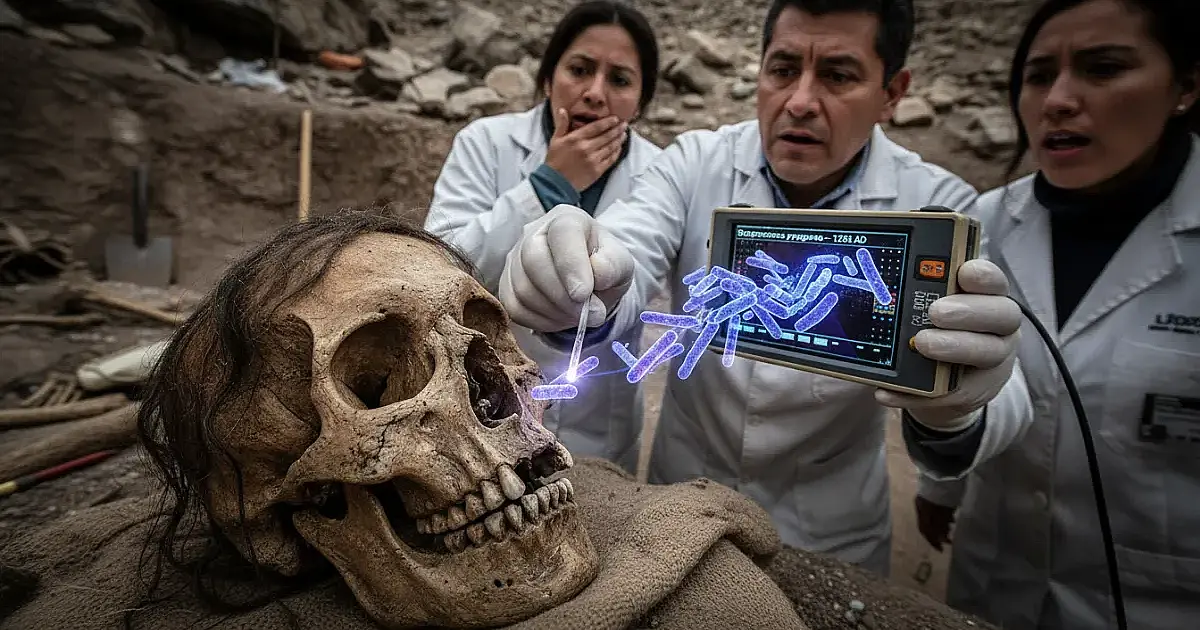 Bactéria da escarlatina em múmia muda história das doenças na América