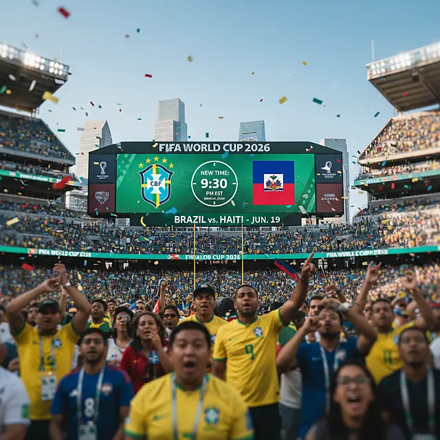 Seleção Brasileira terá novo horário para o confronto diante do Haiti na Filadélfia.