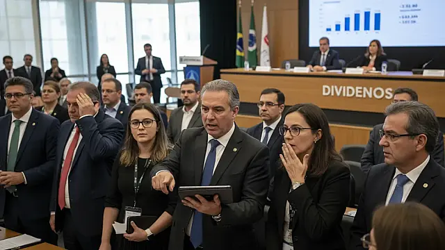 Sede da Petrobras no Rio de Janeiro, onde ocorre a assembleia decisiva sobre o futuro da estatal.