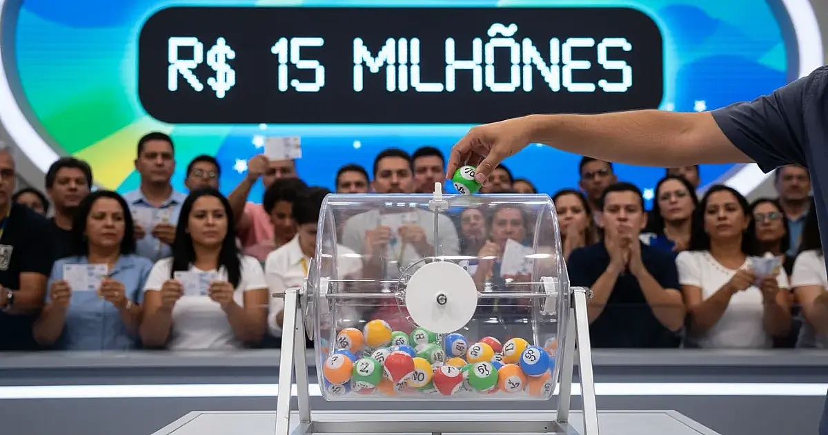 Mega-Sena: prêmio acumulado de R$ 15 milhões desafia a sorte nesta terça-feira