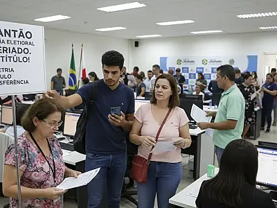 Atendimento nos cartórios eleitorais será intensificado para garantir biometria dos eleitores. Foto: Divulgação/Justiça Eleitoral