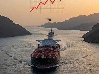 Navios de carga e petroleiros aguardam definição de segurança no Estreito de Ormuz, ponto nevrálgico do comércio global.