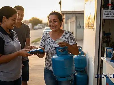 Beneficiários do Gás do Povo podem retirar botijão diretamente em revendas credenciadas.