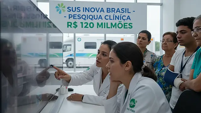 O ministro Alexandre Padilha durante anúncio de investimentos na saúde pública em evento no Rio de Janeiro.