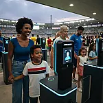Biometria facial nos estádios: a tecnologia que está trazendo as famílias de volta ao futebol