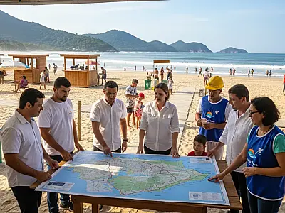 O Projeto Orla busca equilibrar o uso comercial e a preservação ambiental no litoral de São Sebastião.