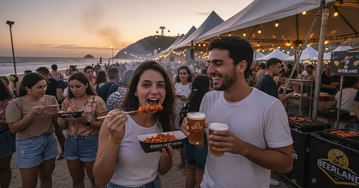 São Vicente recebe festivais de cultura coreana e cerveja artesanal no feriado
