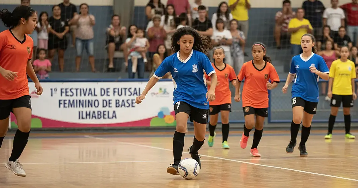 Ilhabela impulsiona futsal feminino com festival inédito e revela novos talentos na base