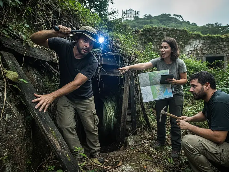 O enigma sob o Monte Serrat: os mistérios da gruta escondida em Santos