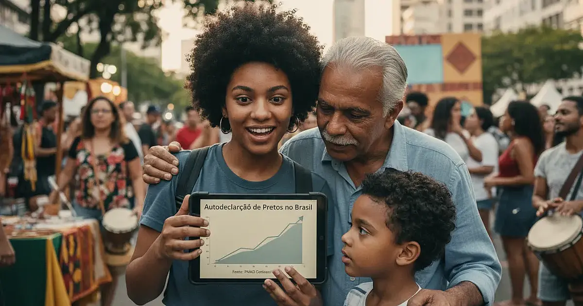 Brasil se reconhece mais negro: IBGE mostra salto na autodeclaração de pretos