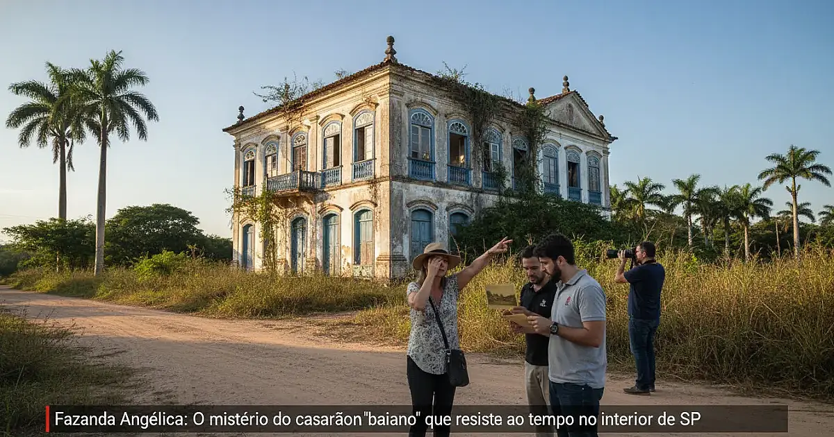 Fazenda Angélica: O mistério do casarão 'baiano' que resiste ao tempo no interior de SP