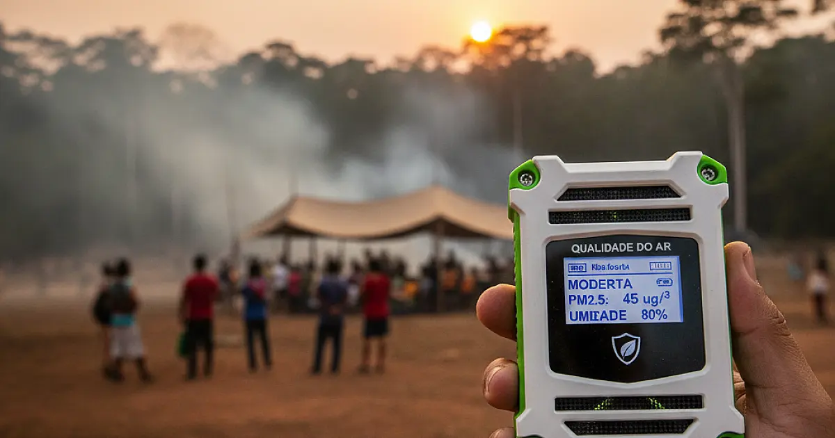 Tecnologia nacional: Novo sensor de baixo custo amplia monitoramento da qualidade do ar na Amazônia