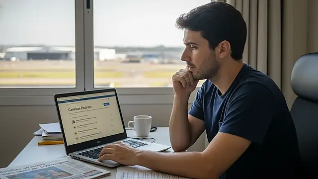 Unidade da Embraer no interior de São Paulo, centro de inovação e novas oportunidades de emprego.
