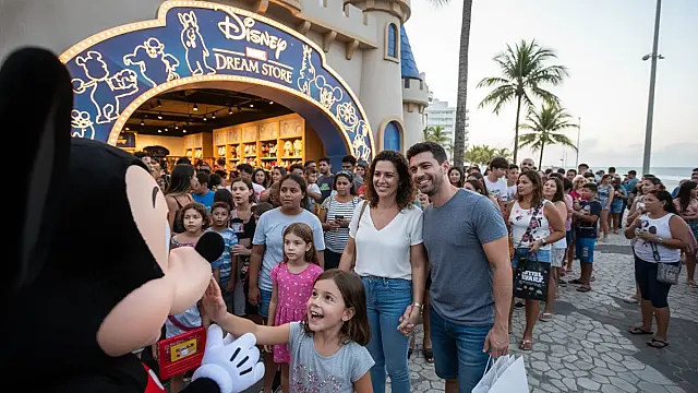 Disney em Praia Grande: Dream Store inaugura megaloja temática e transforma lazer no litoral