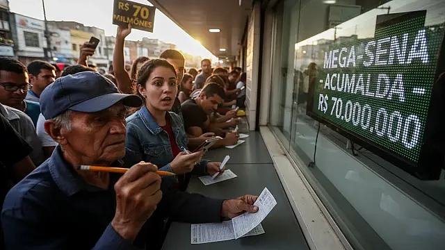 Prêmio da Mega-Sena acumulou para R$ 70 milhões e atrai apostadores de todo o Brasil.