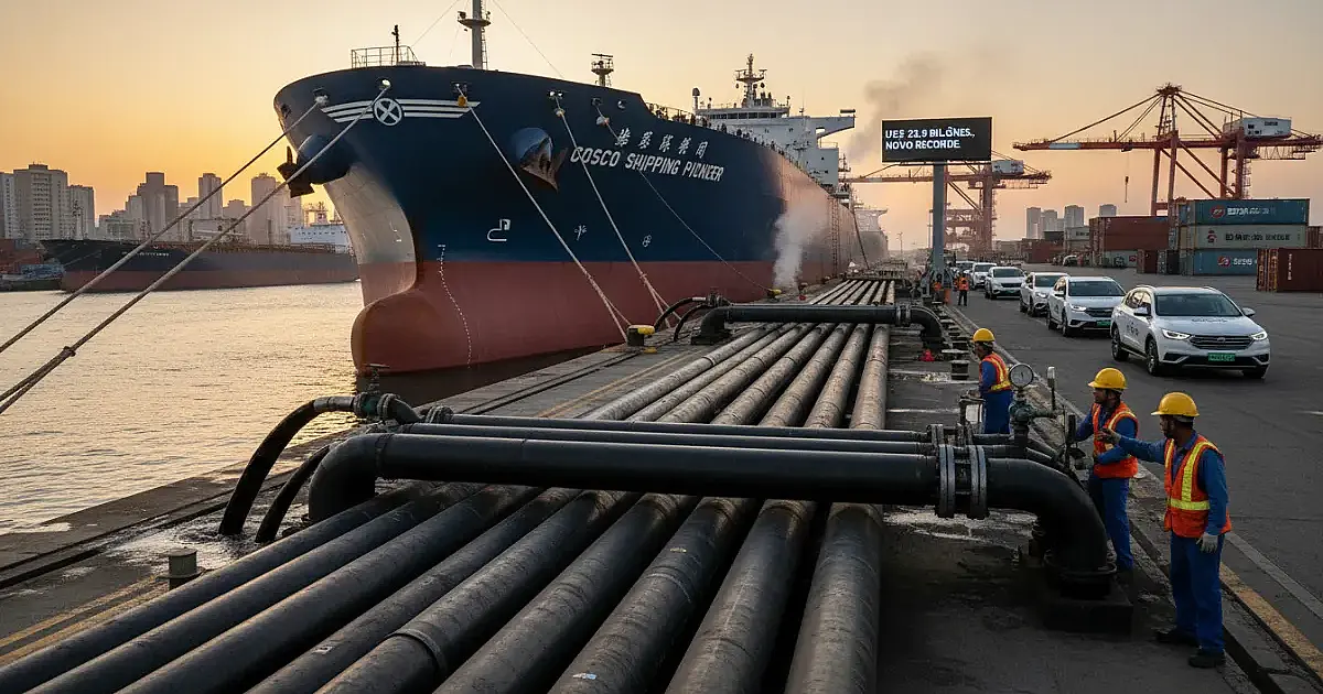 Petróleo faz exportações do Brasil para a China baterem recorde histórico