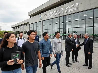 Nova sede do IFSP em Presidente Prudente conta com 7,7 mil m² e laboratórios modernos de química e alimentos.