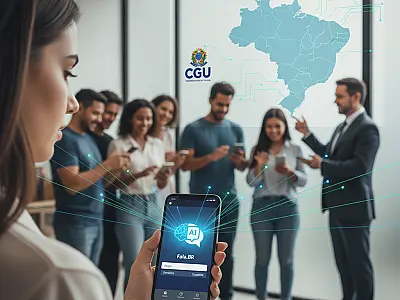 Nova interface da plataforma Fala.BR utiliza inteligência artificial para facilitar o contato do cidadão com o governo federal.