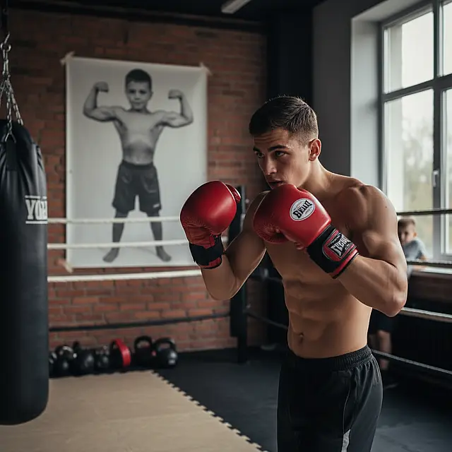 Giuliano Stroe deixou para trás os recordes infantis para focar no boxe e na vida empreendedora.