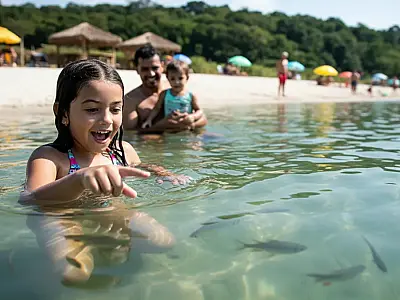 O Tietê que deu certo: prainha no interior de SP surpreende com águas limpas e peixes visíveis