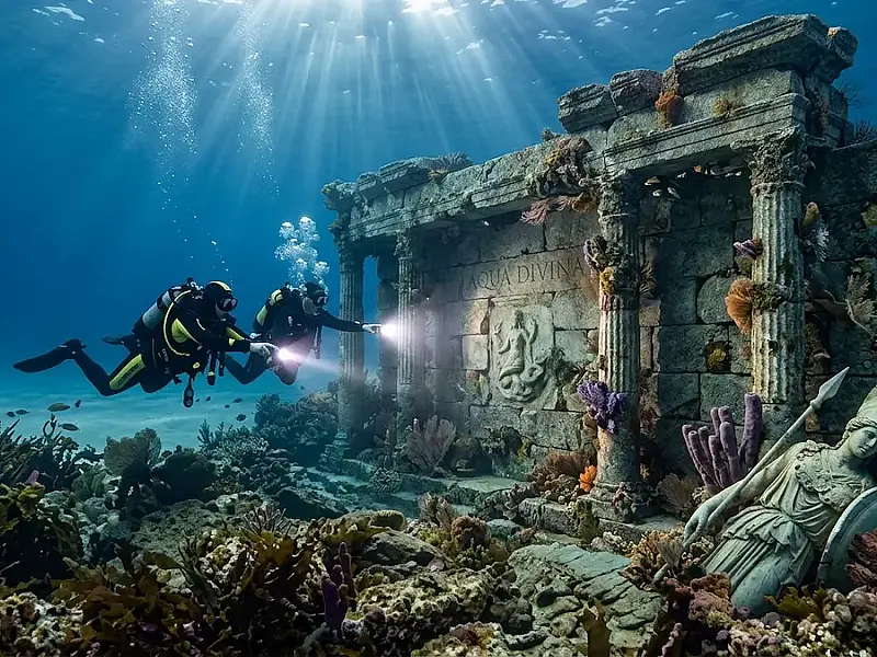 Arqueólogos confirmam muralha submersa de 7 mil anos no Atlântico, a maior estrutura pré-histórica da França