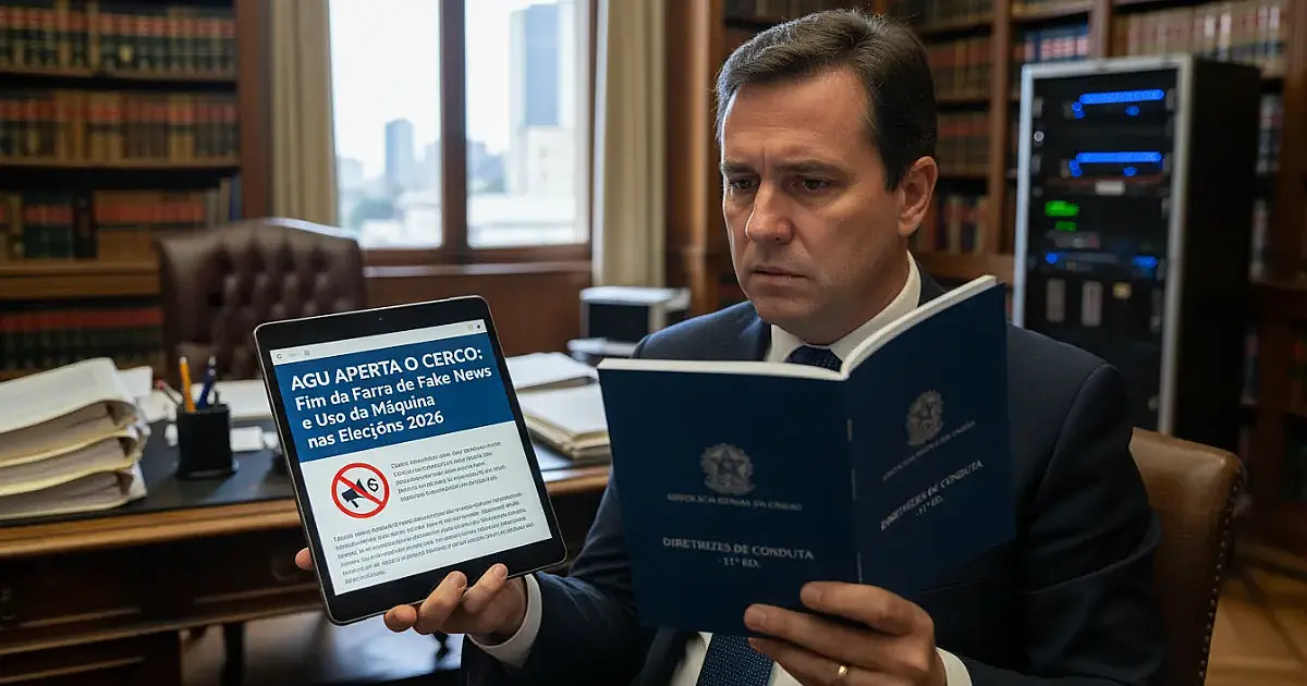 AGU aperta o cerco contra fake news e uso de bens públicos nas Eleições 2026