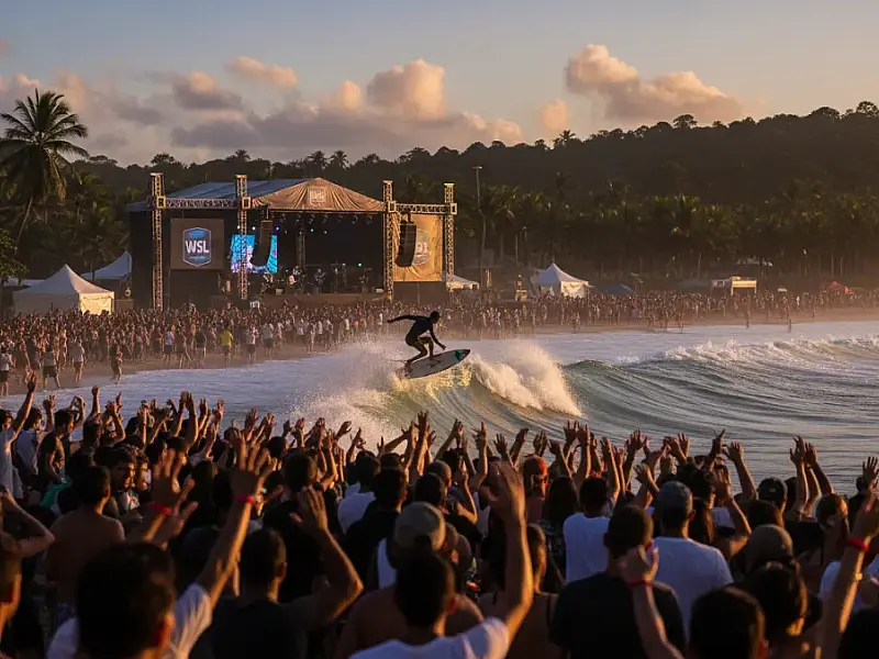Itamambuca vira capital do surfe: WSL em Ubatuba une elite do esporte e shows gratuitos