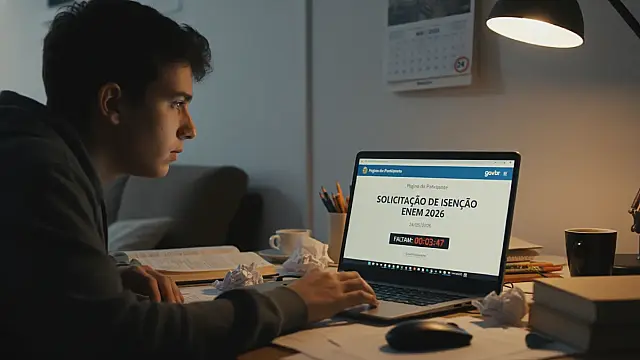 Estudantes devem realizar o pedido de isenção exclusivamente pela Página do Participante. Foto: Agência Brasil