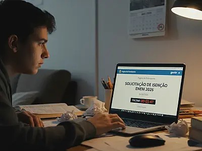 Estudantes devem realizar o pedido de isenção exclusivamente pela Página do Participante. Foto: Agência Brasil