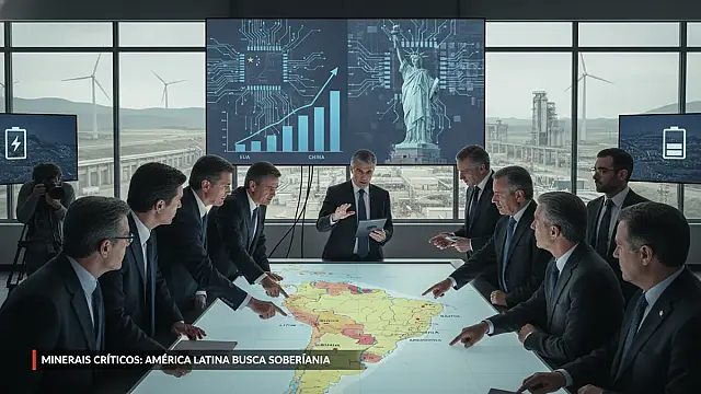 Lideranças latino-americanas discutem a criação de uma indústria regional de baterias e tecnologias limpas durante seminário no Rio de Janeiro.