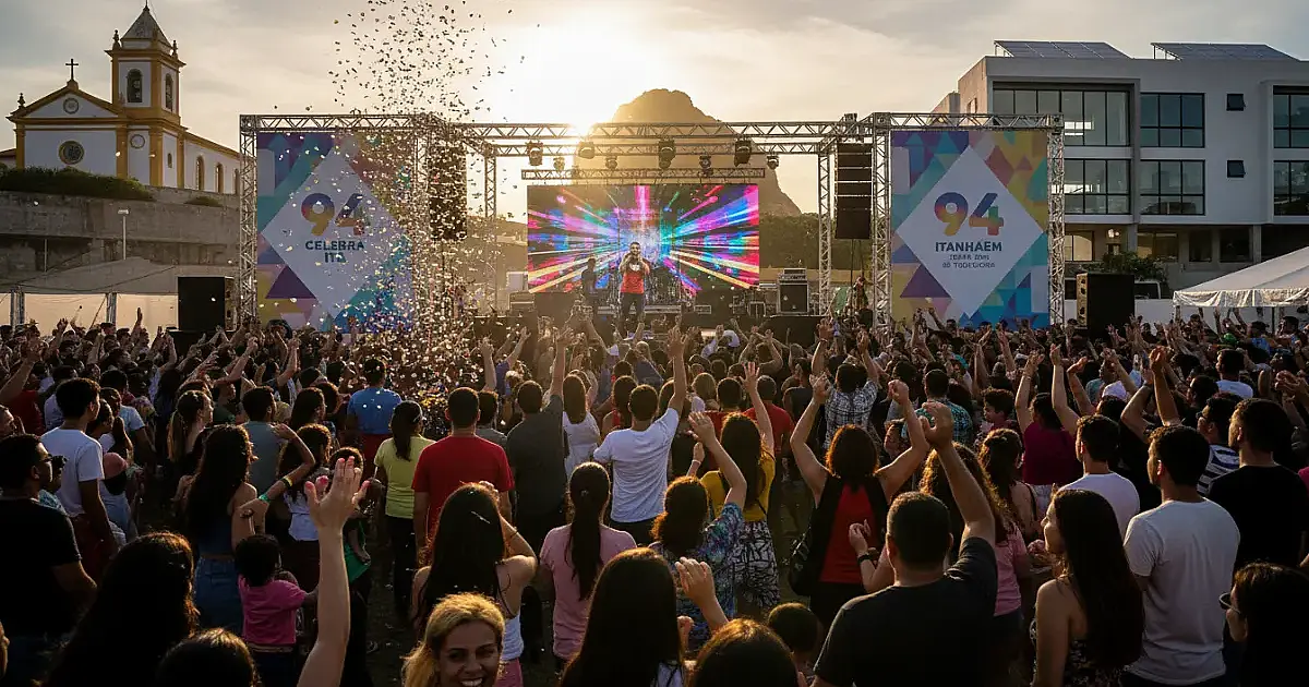 Itanhaém celebra 494 anos com megafestival de shows e inaugurações importantes