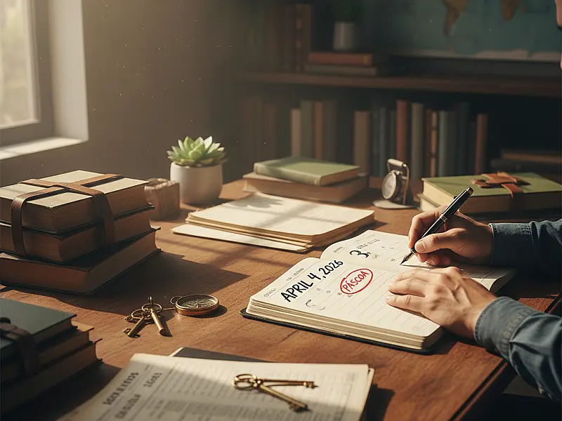 Portal de 4 de abril de 2026: A energia de organização que prepara a Páscoa