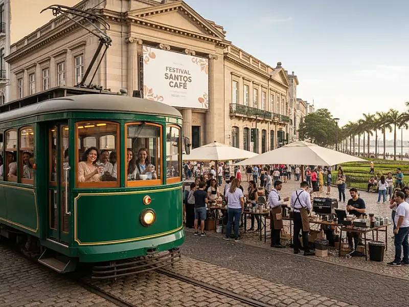 De capital mundial do café a polo de lazer: a reinvenção que transformou Santos