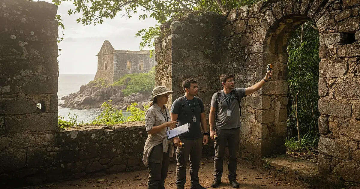 Guarujá planeja resgate de ruínas históricas do século XVI