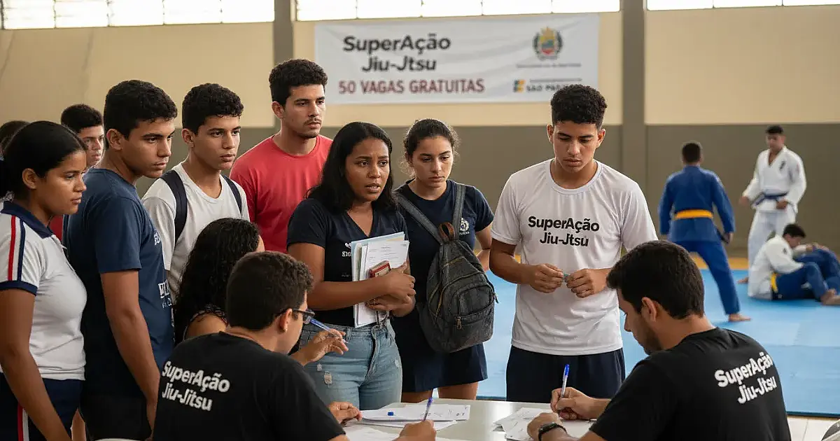 São Vicente abre 50 vagas gratuitas para Jiu-Jitsu: saiba como garantir a sua