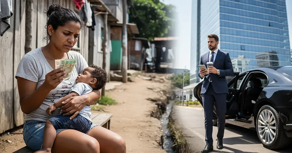 Desigualdade no Brasil: Renda dos mais ricos é quase 14 vezes superior à dos mais pobres