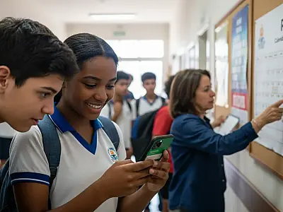 Estudantes da rede pública recebem incentivo financeiro para garantir permanência no ensino médio.