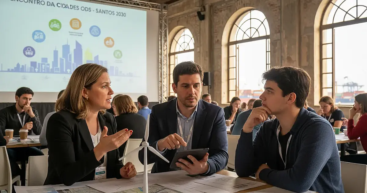 Santos se torna capital da sustentabilidade com debate sobre cidades inteligentes e Agenda 2030