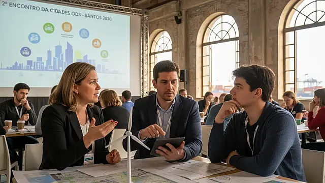 O Parque Valongo em Santos recebe especialistas de todo o Brasil para discutir metas da Agenda 2030.