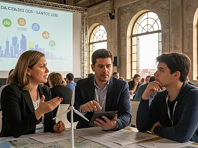 O Parque Valongo em Santos recebe especialistas de todo o Brasil para discutir metas da Agenda 2030.