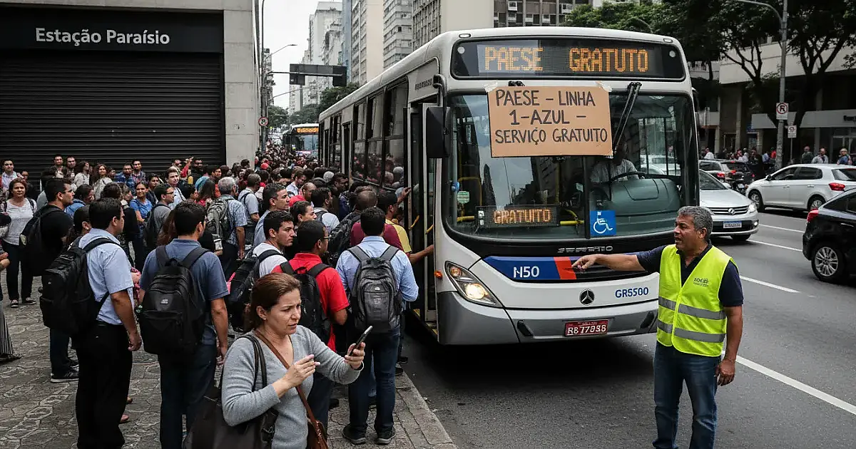 Greve no Metrô de SP: saiba como identificar e usar os ônibus gratuitos da Operação PAESE