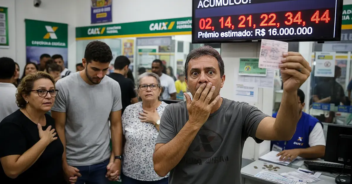 Mega-Sena acumula e prêmio vai a R$ 16 milhões: confira o resultado e como jogar